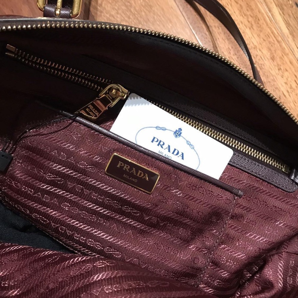 Prada - Burgundy Prada Bag - Picture 3 of 8